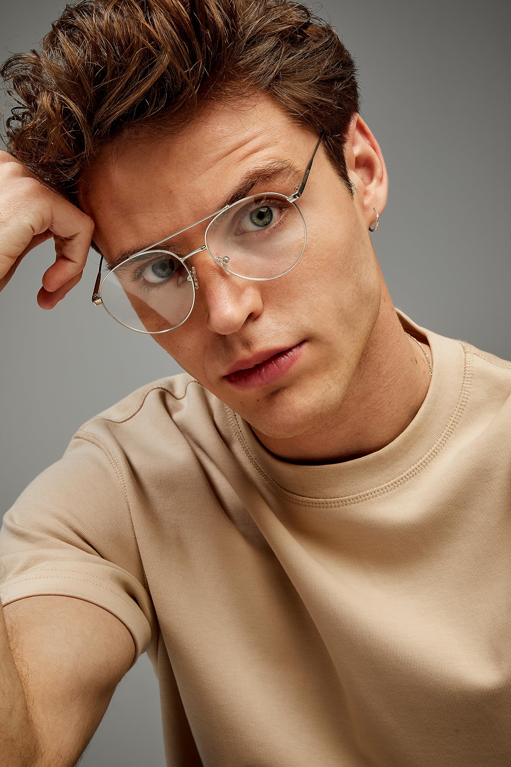Goodbye, Rita. - Gafas con Filtro Azul para Hombre y Mujer - Colección Koen - Fabricada en Policarbonato - Lentes para Pantallas de Ordenador - Acabado Metálico