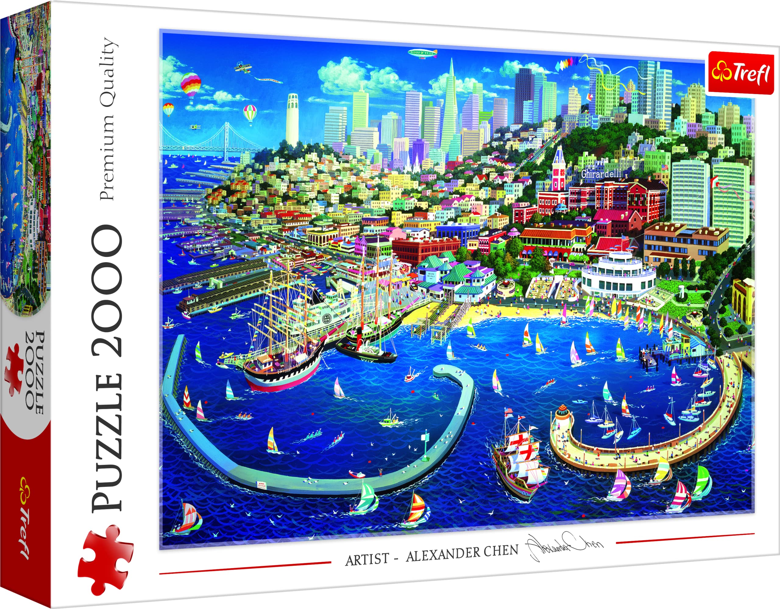 Trefl, Puzzle, Colmar, Francia, de 2000 Piezas, Adultos y niños a Partir de 12 años — view 12
