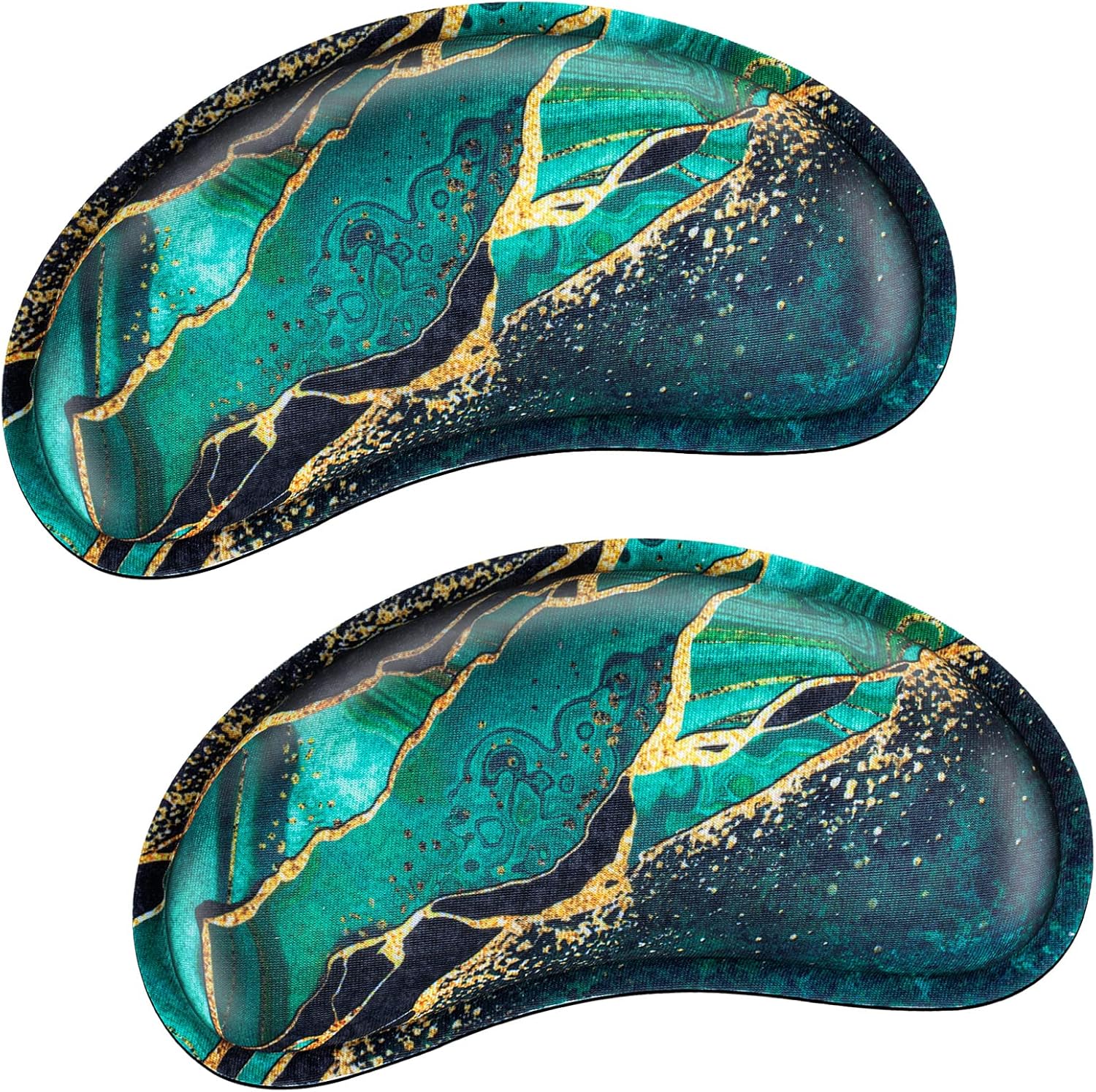 Mouse Wrist Rest, Canjoy 2 Pack Memory Foam Soft Fabric Mouse Wrist Rest Pad Support Cushion with Anti-Skid Rubber Base,Ergonomic Pain Relief Mouse Hand Rest for Gaming,Office, Computer,Laptop(Black) : Office Products