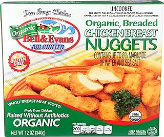 Bell & Evans, Chicken Nugget Organic Frozen, 12 Ounce
