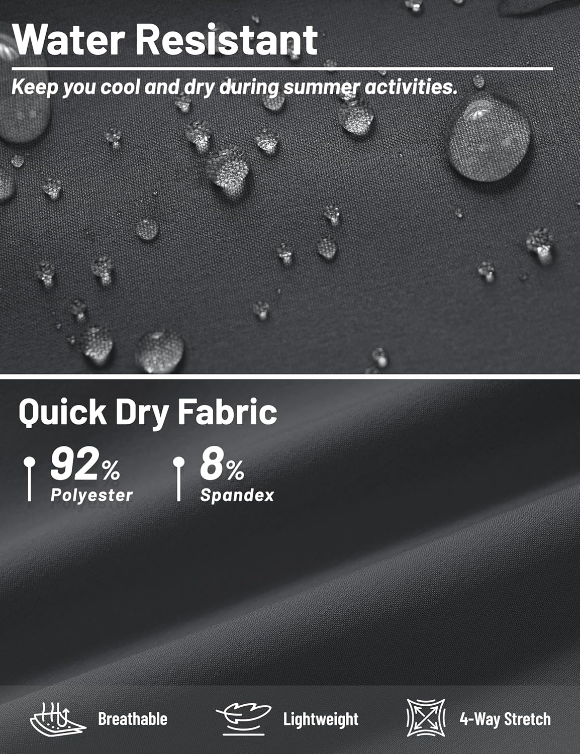 TACVASEN Women's 5" Hiking Cargo Shorts Lightweight UPF 50+ Quick Dry Athletic Shorts with Pockets Golf Outdoor Summer - Image 6