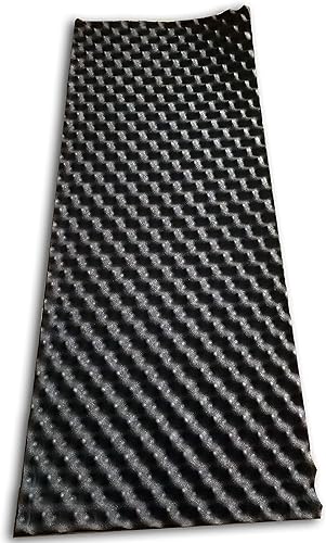 Vista 5 de SOOMJ Relleno a prueba de sonido autoadhesivo de 20 mm de espesor, espuma de insonorización acústica con diseño de huevo en forma de esponja