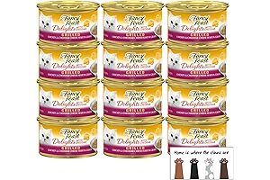 Fancy Feast Gourmet Wet Cat Food Grilled Cheddar Delights, 12 cans