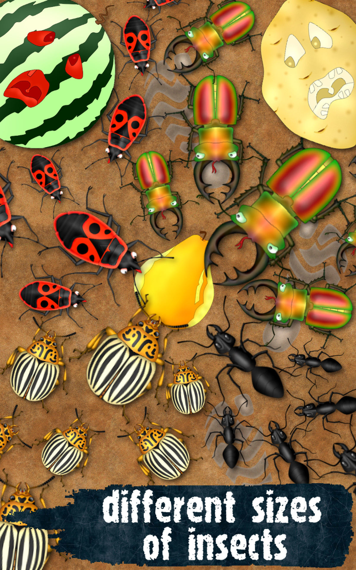 Hexapod ant smasher insects cockroach bugs beetles - App on Amazon