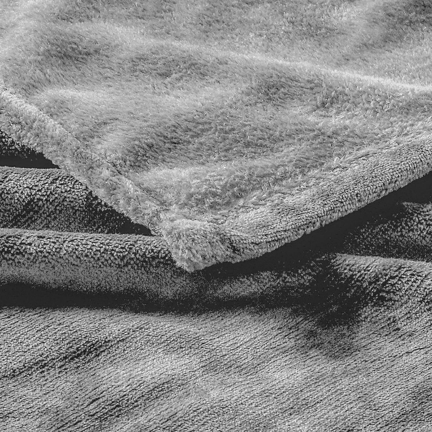 BOURINA Fleece Blanket Flannel Throw Blanket (Grey,Throw Size) Lightweight Cozy Microfiber Blanket for Sofa, Couch, Bed, Camping, Travel, 50x60 inches - Image 6