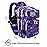 LHI Tactical Military Backpack for Men and Women 25L Army Assault Pack Bag Large Rucksack with Molle System-Purple Camo