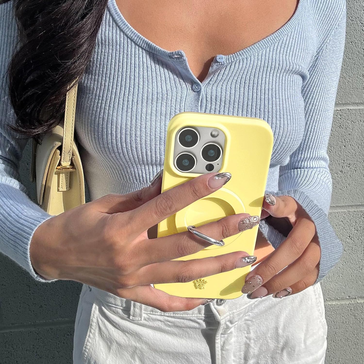 VELVET CAVIAR Case for iPhone 17 Pro | Compatible with MagSafe | 10ft Drop Tested | Smooth SatinShield Finish | Butter Yellow