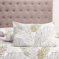 Vista 3 de GETIANN - Juego de funda de edredón suave de microfibra hipoalergénica ligera con 2 fundas de almohada de calidad hotelera