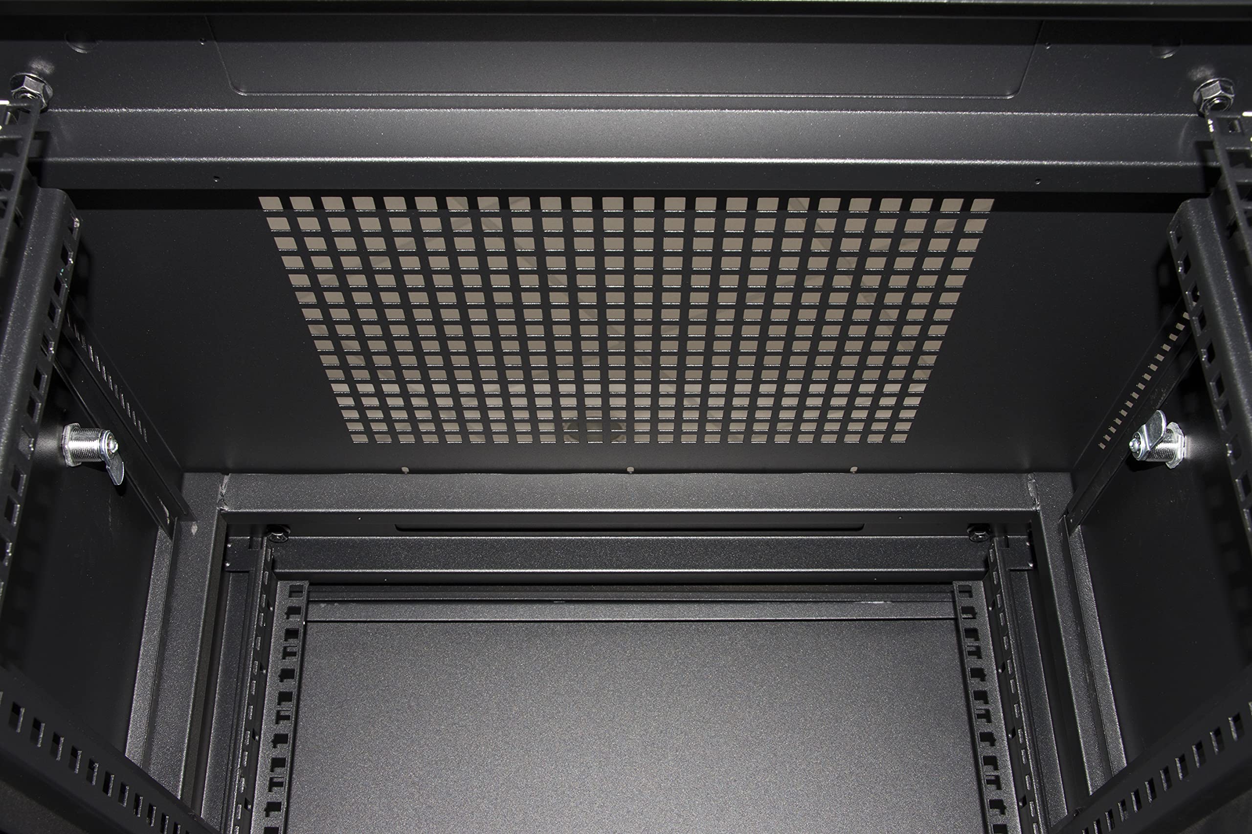 LINK LK1927U66N - Armadio Rack 19" 27U – 1388x600x600 mm, Nero, Porta in Vetro, per Server, Switch e Apparecchiature IT