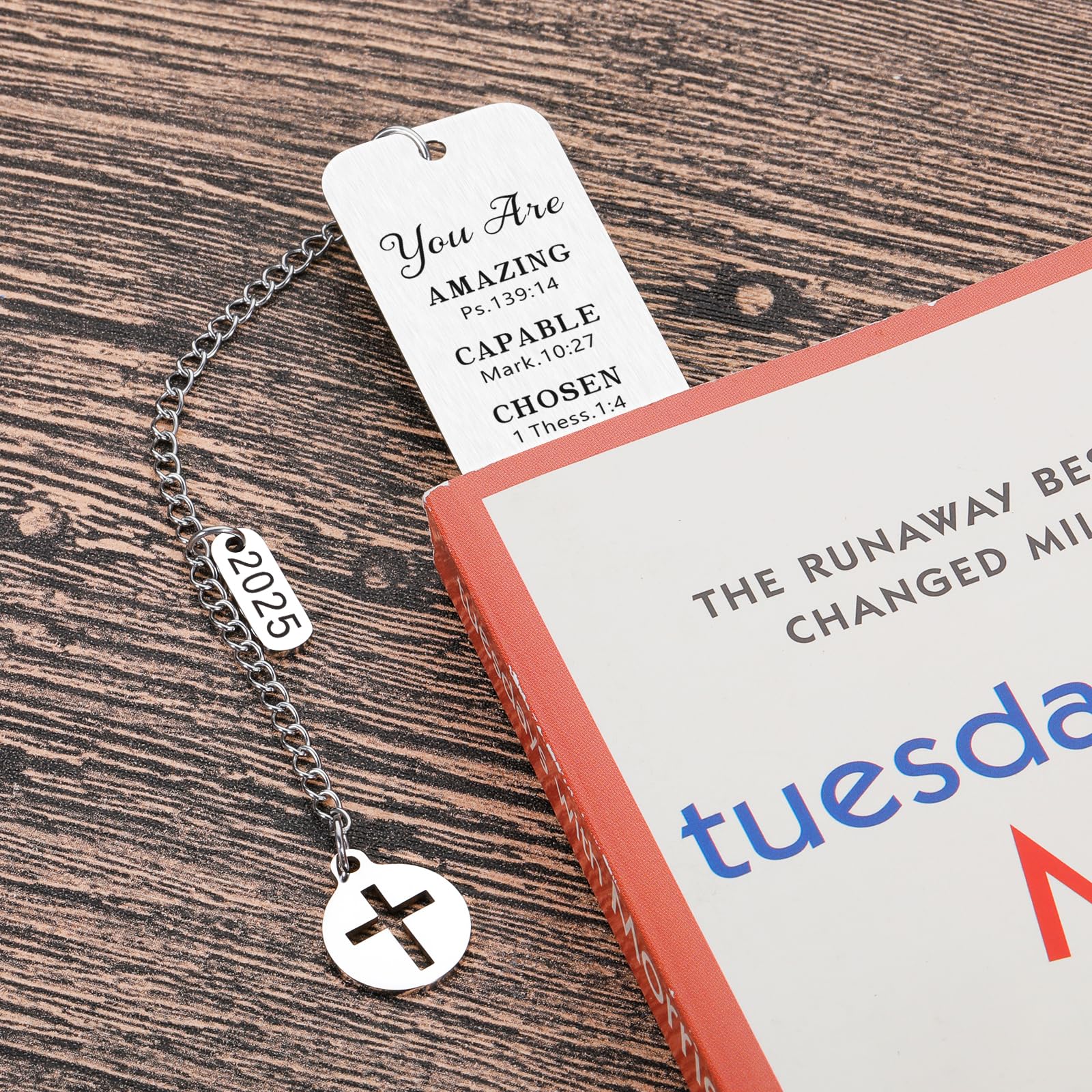 Christian Bookmark Gifts for Women Men First Communion Gifts for Teen Girls Boys Confirmation Baptism Gifts for Girls Religious Gifts Bible Verse Bookmark for Book Lovers Teenage Girls Catholic Easter - Image 4
