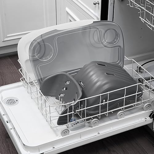 Miniatura 7 de Ingenuity SmartClean ChairMate Asiento elevador de silla alta para bebés a niños pequeños color pizarra 2225 x 2125 x 24 pulgadas paquete de 1