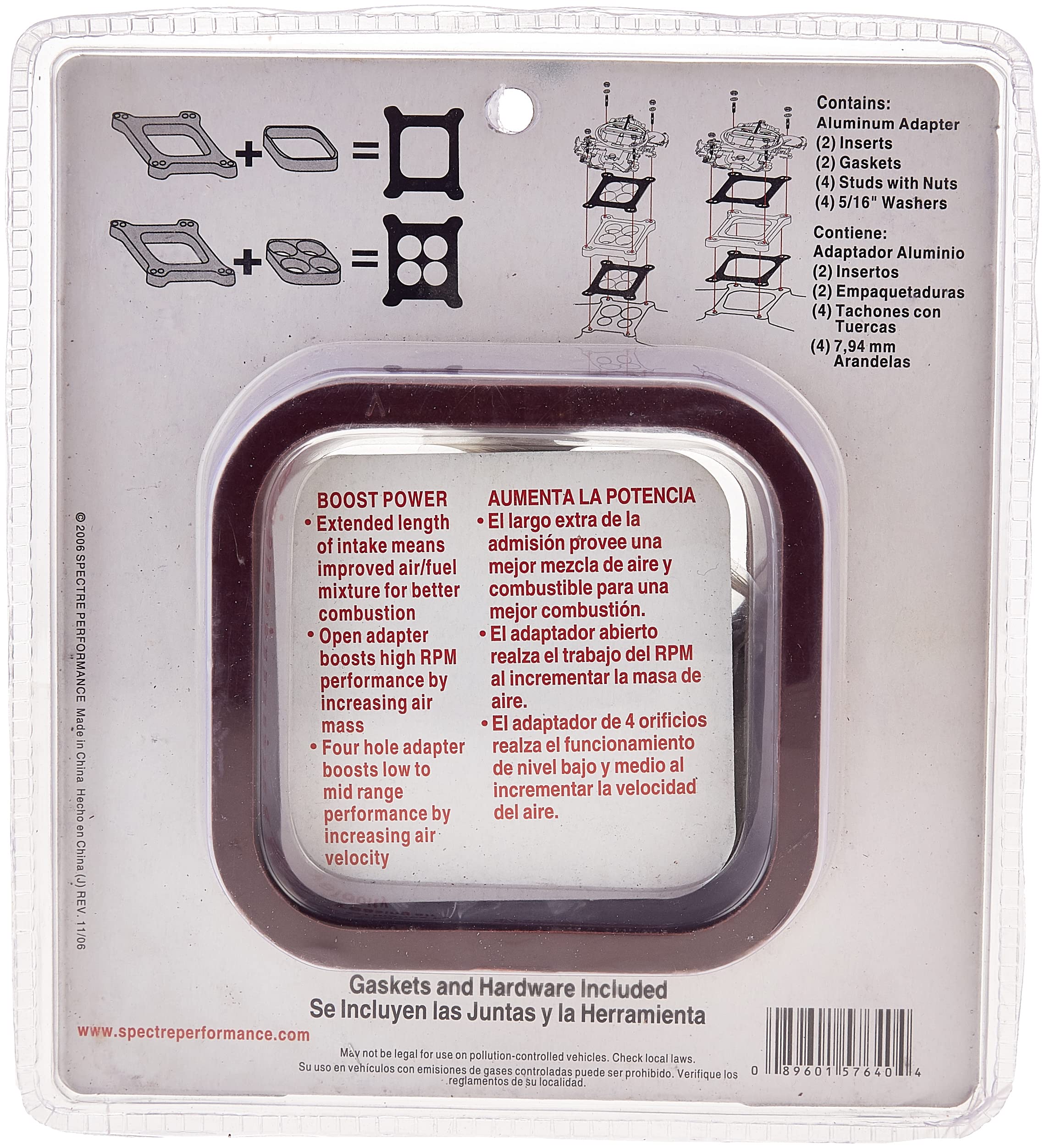 Amazon.com: Spectre Performance 5764 Universal 4-Hole/Open