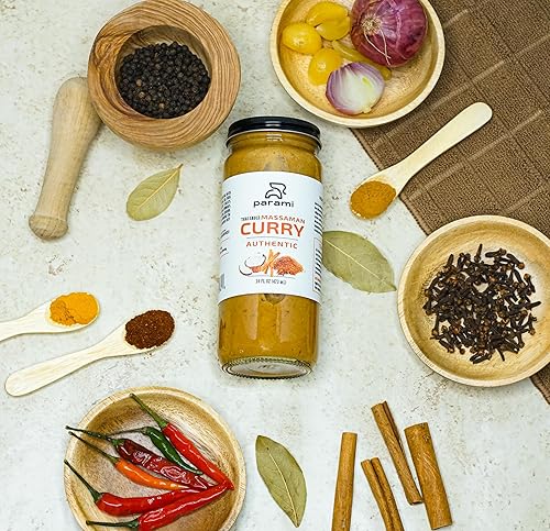 Miniatura 7 de Parami Thai Massaman - Salsa de curry (6 unidades), tamaño de 16 onzas (sin gluten, sin lácteos, sin nueces)