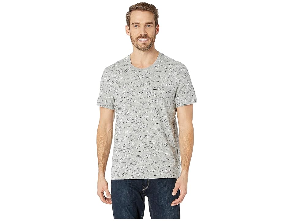 

Kenneth Cole New York Kennethisms Graphic Tee (Heather Grey) Men's T Shirt, Gray