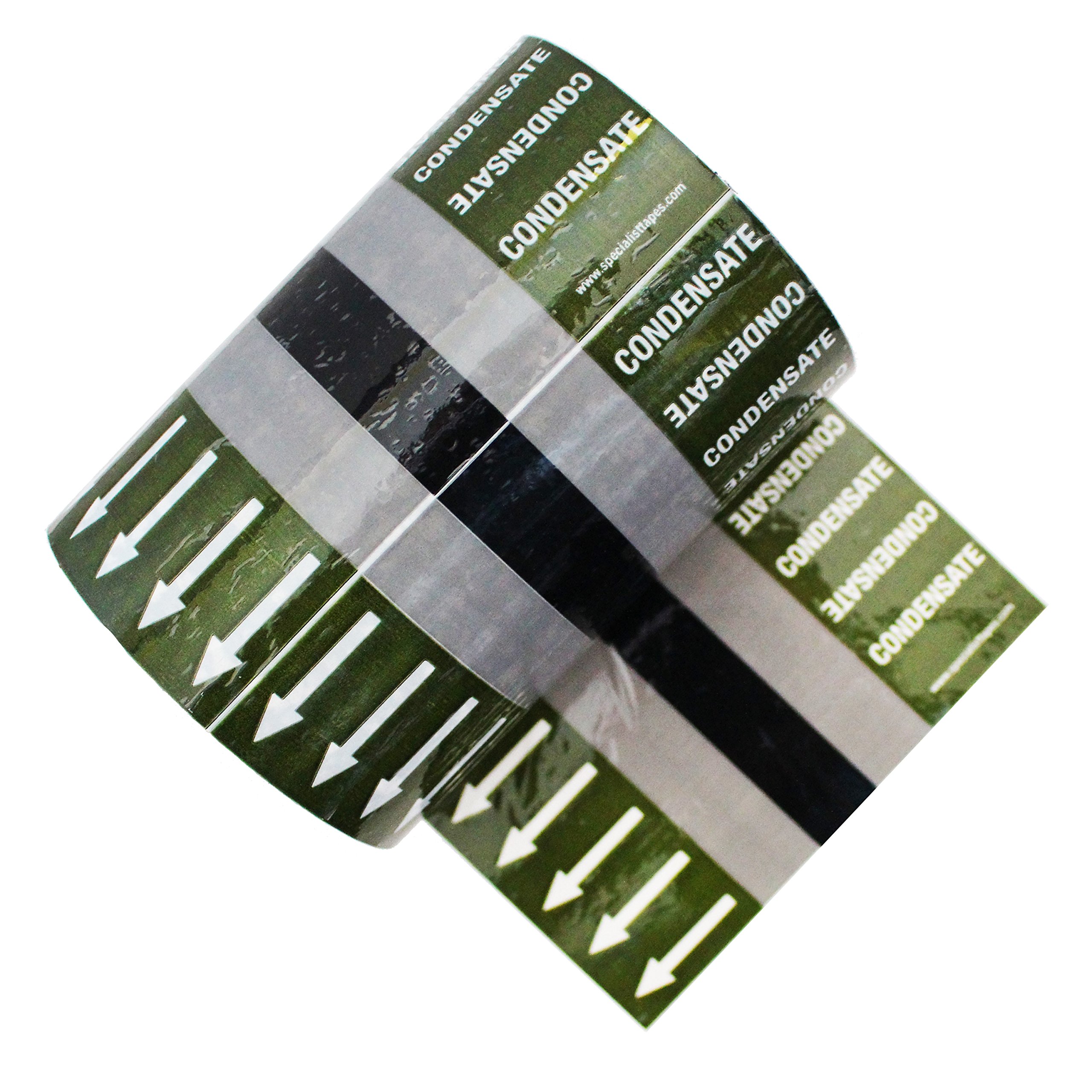 Campbell International Condensate (Arrows) - Banded Pipe Identification Id Tape