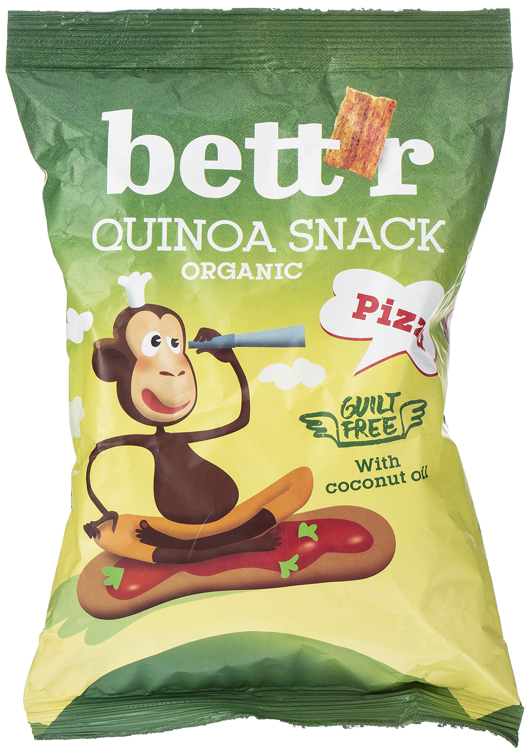 Chrupki z quinoa o smaku pizzy bezglutenowe BIO 50 g Bettr