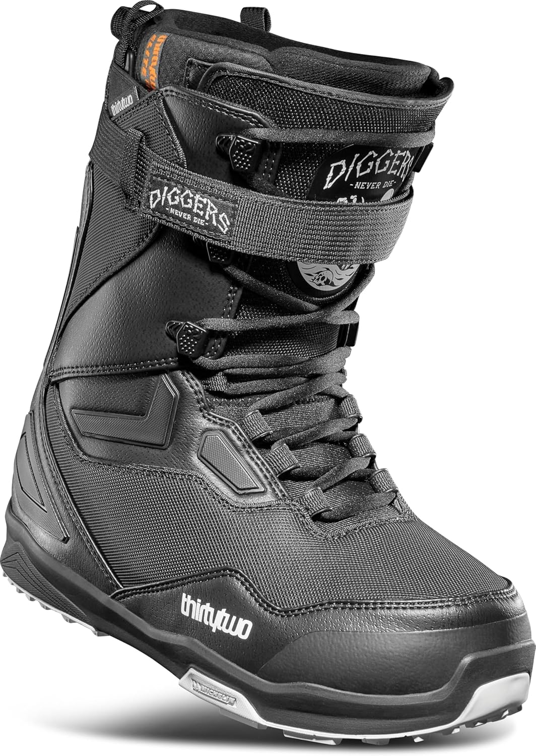 ThirtyTwo XLT Diggers Snowboard Boots - Snowboard Boots with Dual-Zone Lacing & Grippy Outsole