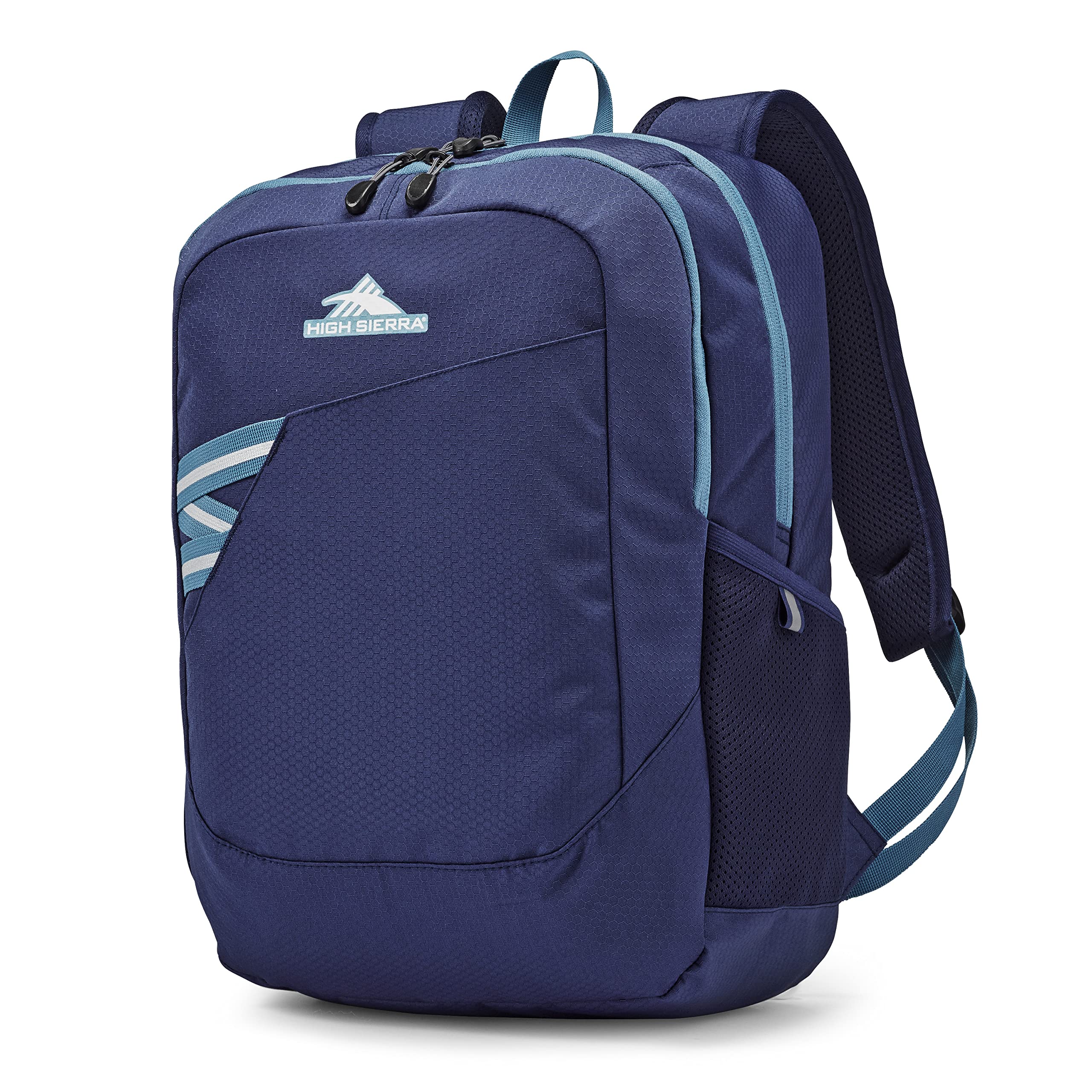 High Sierra Essential Backpack, Laptop Bookbag for Travel, Work, or School, Graphite Blue, One Size