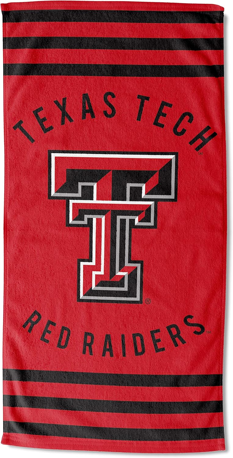 NORTHWEST NCAA Oklahoma Sooners Beach Towel, 30" x 60", Stripes : Everything Else