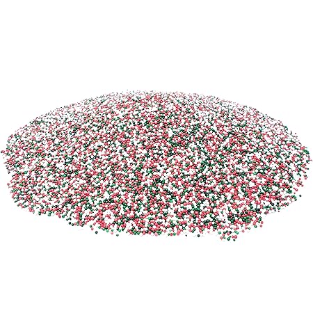 Candy Retailer Jingle Mix Christmas Cupcake Sprinkles/Nonpareils 4oz