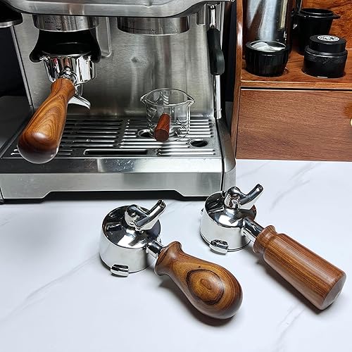 Miniatura 7 de NEOUZA M10 - Mini mango de madera personalizado de repuesto para portafiltros de 51542.283 in, máquina de espresso, cafetera accesorios elegantes