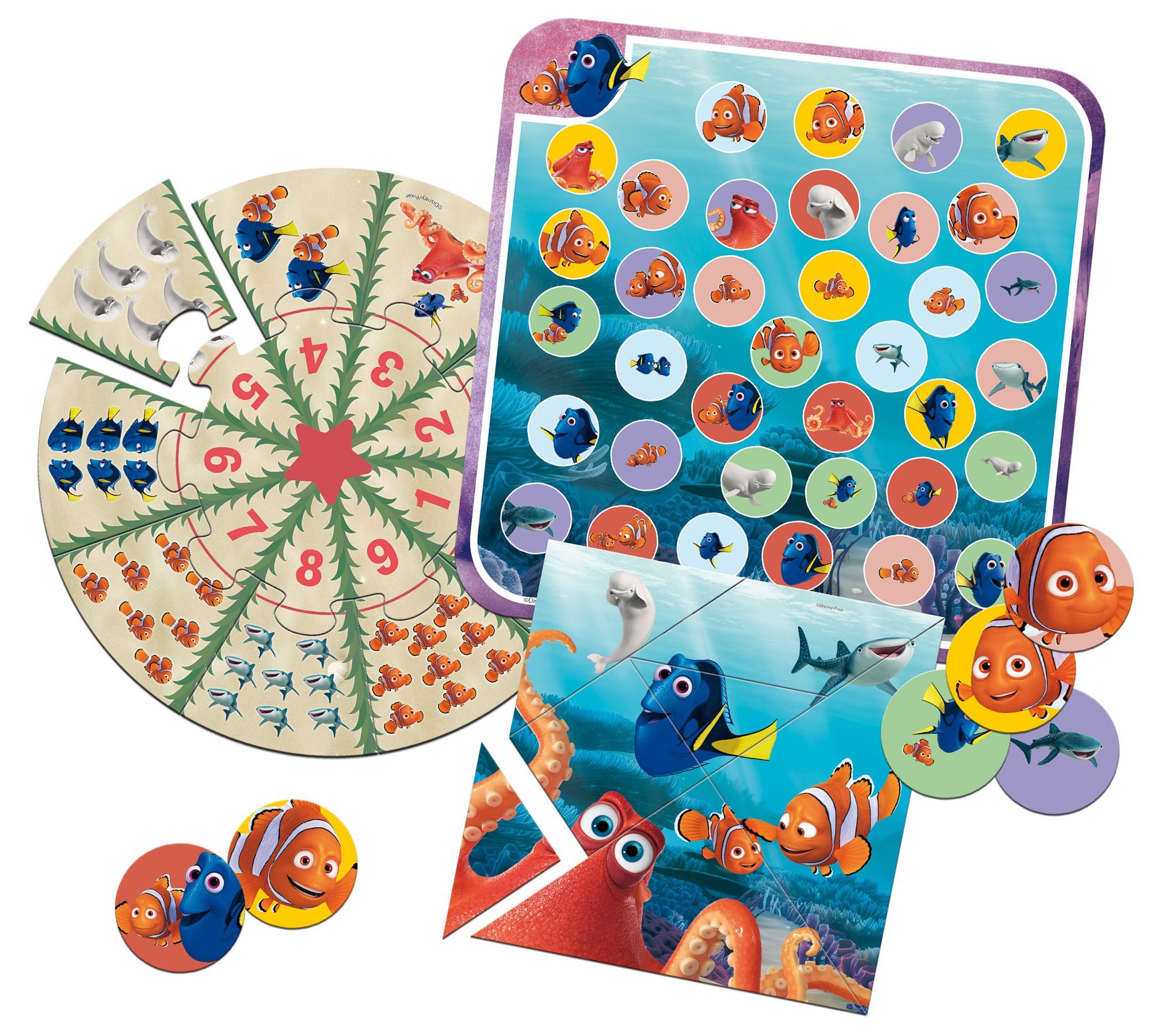 Disney Findet Dory Lernspiel-Set – 10 Pädagogische Spiele Für Kinder Ab 3 Jahren