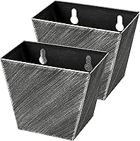 Vista 8 de Colector de tapa de botella de cerveza de cobre antiguo montado en la pared, cubo de acero inoxidable (paquete de 2)