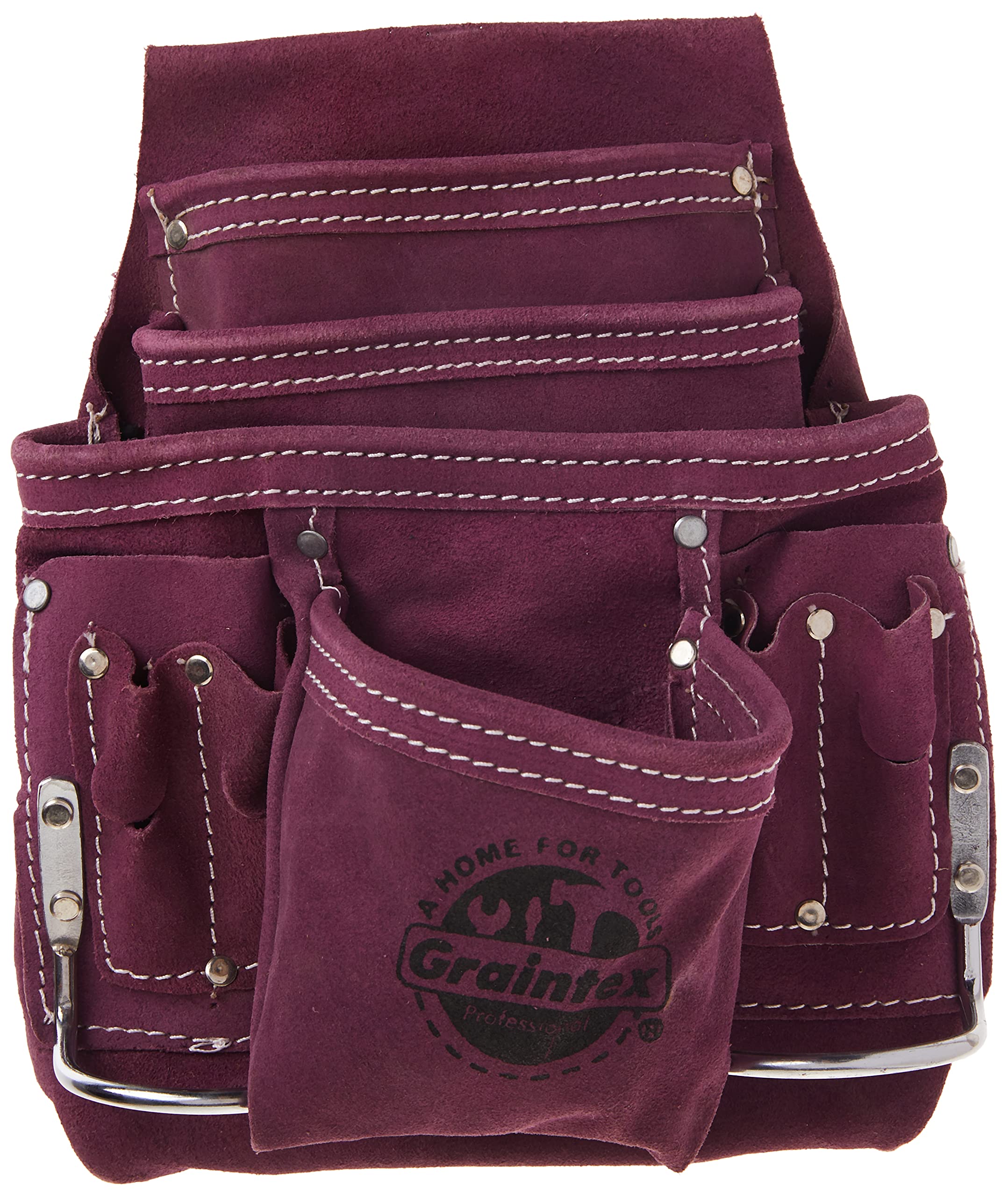 Graintex SS1123 morado piel 10 Herramienta de bolsillo bolsa