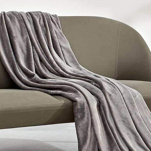 Miniatura 7 de SLEEP ZONE Manta de franela de forro polar, tamaño individual (60 x 80 pulgadas), ligera, súper suave y mullida de felpa para cama, sofá, manta de