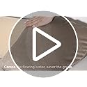 Phantoscope Pack of 2 Velvet Decorative Throw Decorative Pillow Cover Soft Solid Square Cushion Case for Couch Olive Green 18 x 18 inches 45 x 45 cm