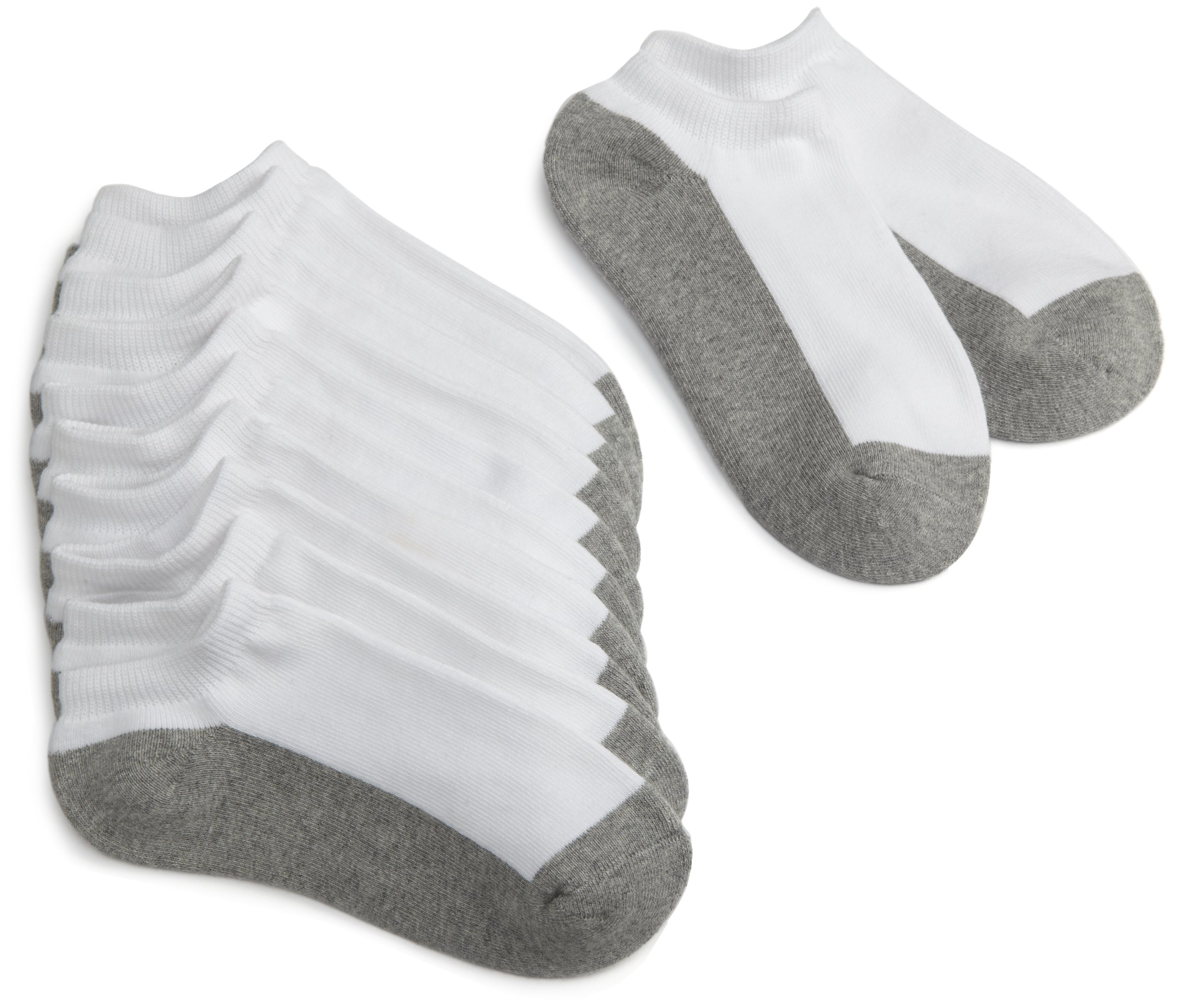Jefferies Socks Girls' Seamless Sport Half Cushion Low Cut Socks 6 Pack