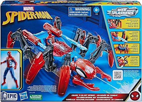Miniatura 2 de Marvel Spider-Man Car Playset con función de explosión y figura de acción para niños a partir de 4 años