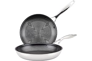 Circulon Nonstick 10" and 8.5" Stainless Steel Frying Pan Set