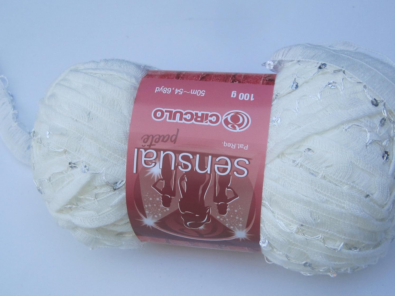Circulo Sensual Paete Sequins Ruffling Yarn Color 6401