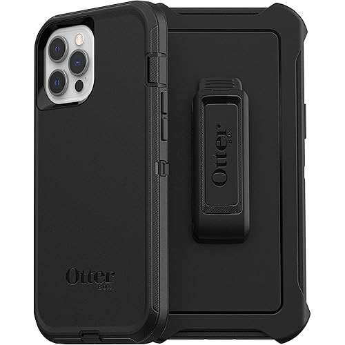 OtterBox for Apple iPhone 12 Pro Max, Superior Rugged Protective Case, Defender Series, Black