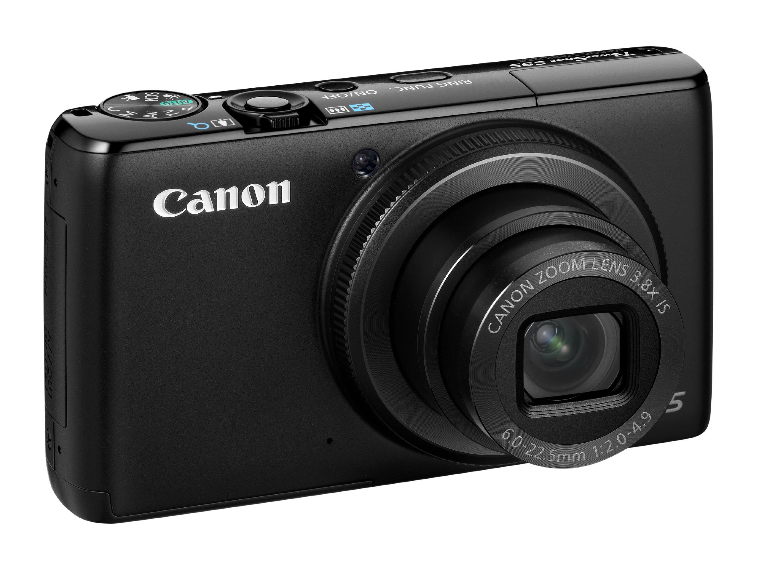 Canon Powershot S95 - Cámara compacta de 10 MP (Pantalla de 3", Zoom óptico 3X), Negro [Importado]