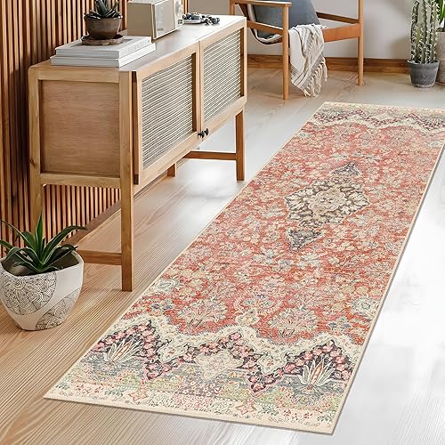 Vista 56 de Alfombras pequeñas de 2 x 3 pulgadas para entrada, alfombra bohemia verde para baño, pasillo, alfombra de cocina vintage, antideslizante, lavable