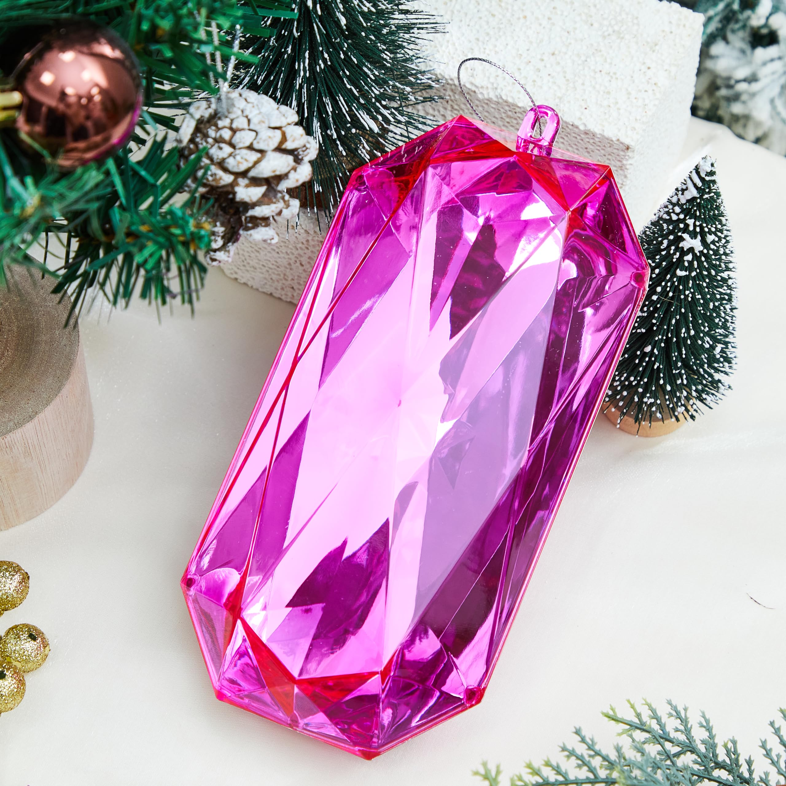 Amazon.com: Syhood 8.7 Inch Jumbo Jewel Ornament Large Jewel