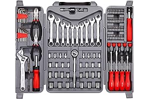 Juego de 160 herramientas Cartman - Caja de Herramientas con 123 Piezas