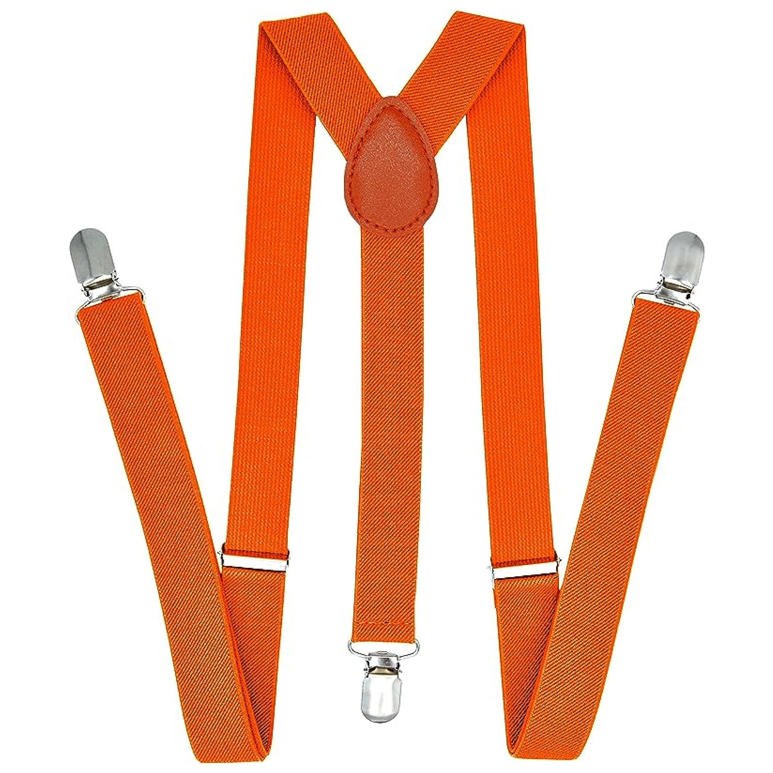 Lizzy Slim Adjustable Braces (Orange)