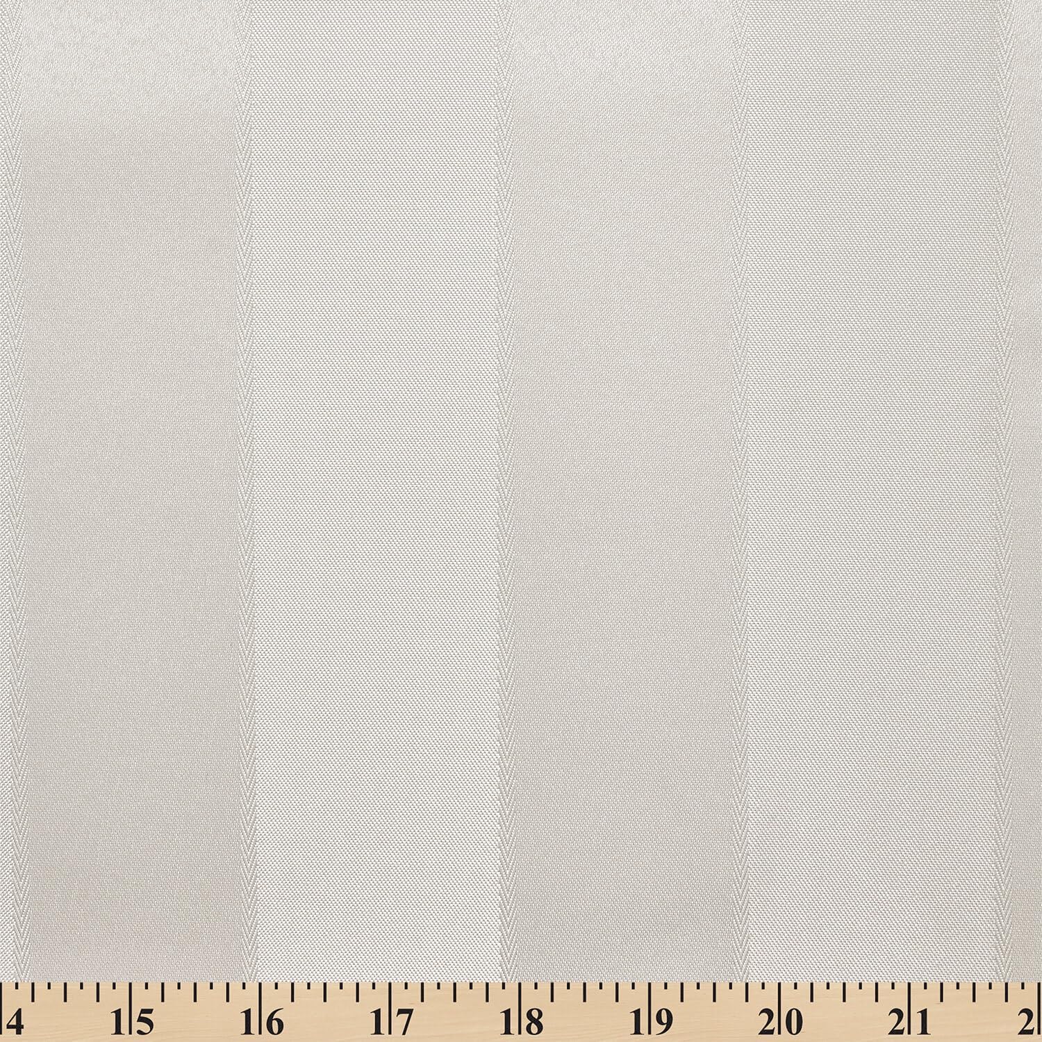 Jacquard Damask Stripe Brocade Fabric 118'' Wide (White/White)