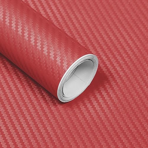 Miniatura 8 de Lypumso Envolturas de vinilo de fibra de carbono transparente 3D, calcomanías autoadhesivas para automóviles, moto, bricolaje, películas de vinilo