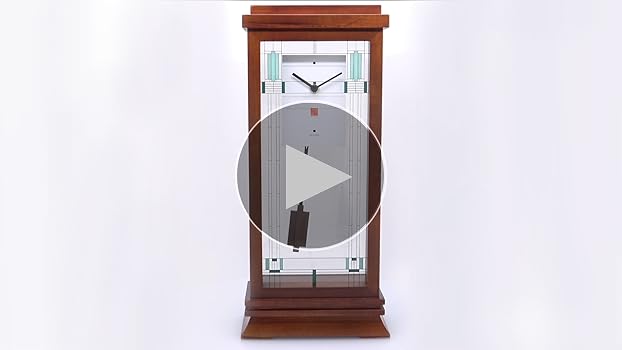 Amazon.com: Bulova B1839 Wilits Frank Lloyd Wright Mantel Clock