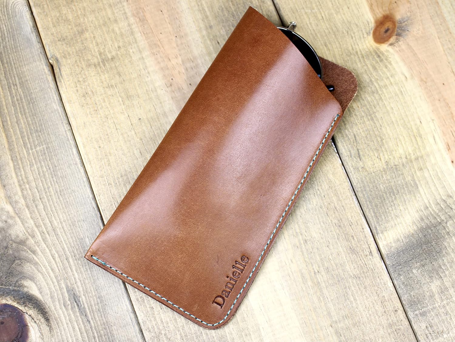 Leather Glasses Sleeve Free Personalization | Glasses Case Leather | Sunglasses Case Leather | Soft Glasses Case | Leather Accessory