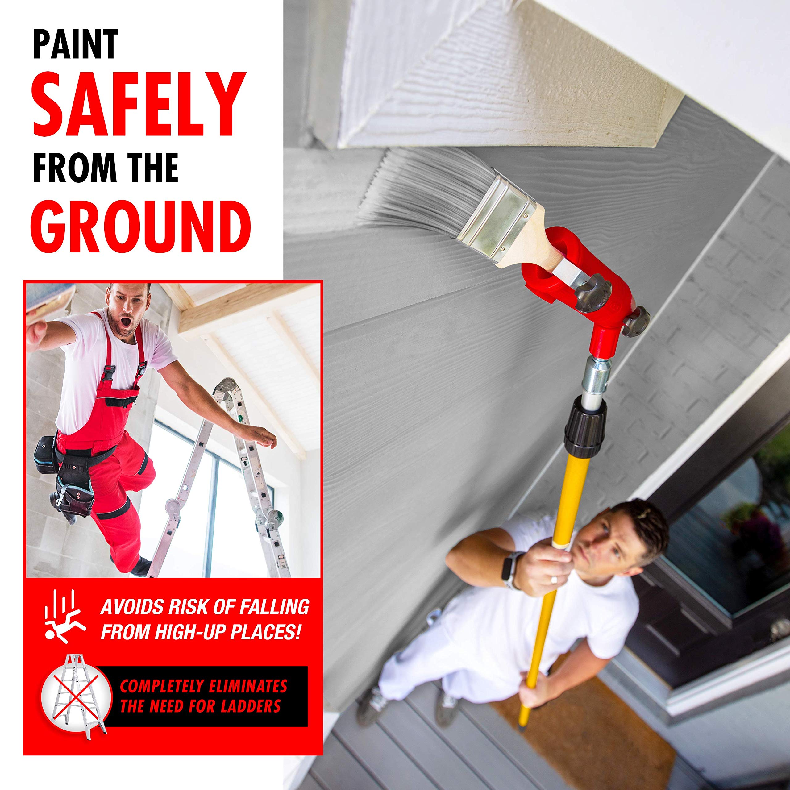 COLBENT MultiAngle Paint Brush Extender, Paint Edger Tool for High