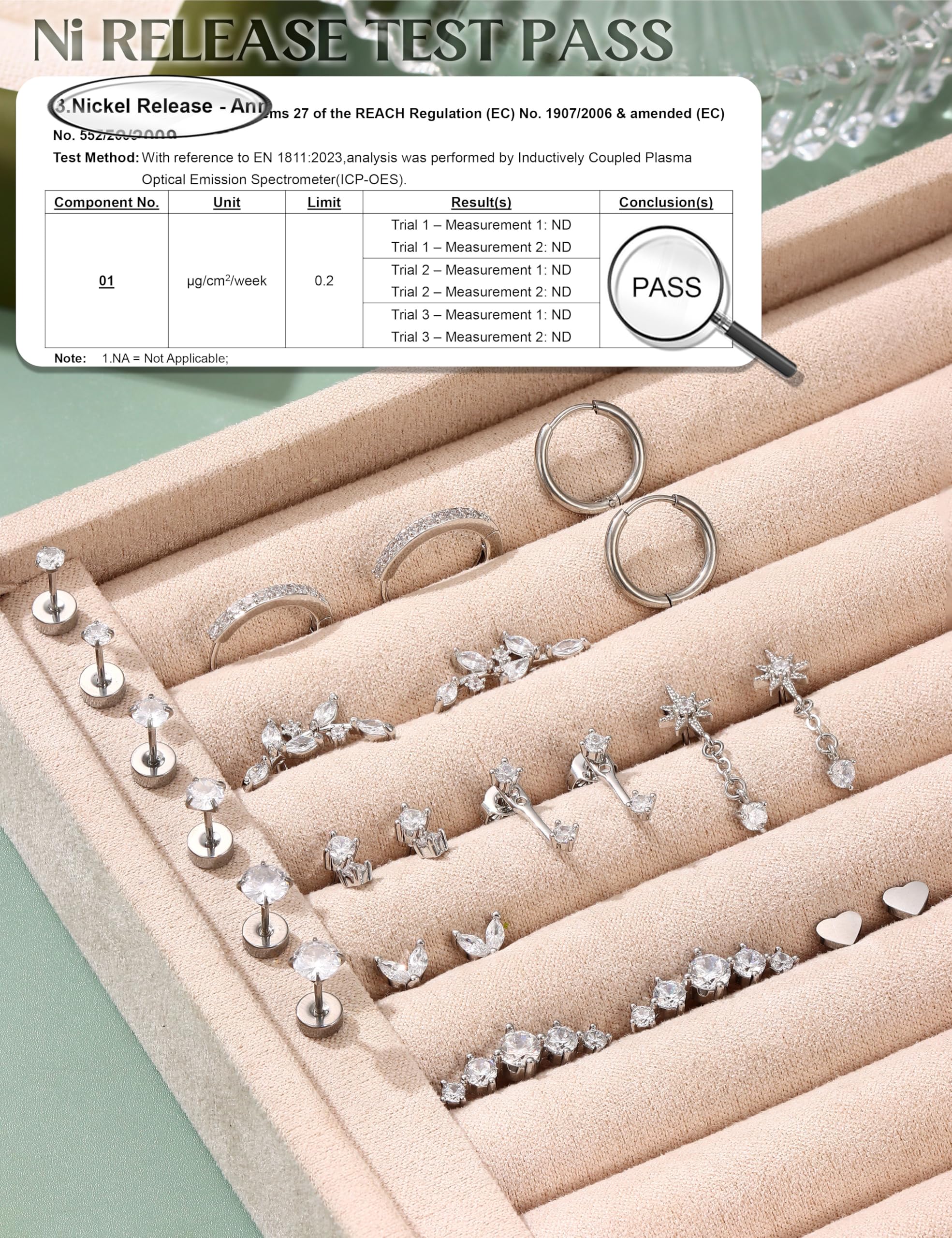 Adramata 12 Paia Set Orecchini Donna Acciaio Inossidabile Orecchino Cerchio Piccoli Orecchino a Bottone Anallergici Conch Trago Helix Piercing Orecchio Orecchini Donna Oro Argento