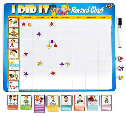 Miniatura 11 de Diario de recompensa y comportamiento para niños - Gráfico semanal
