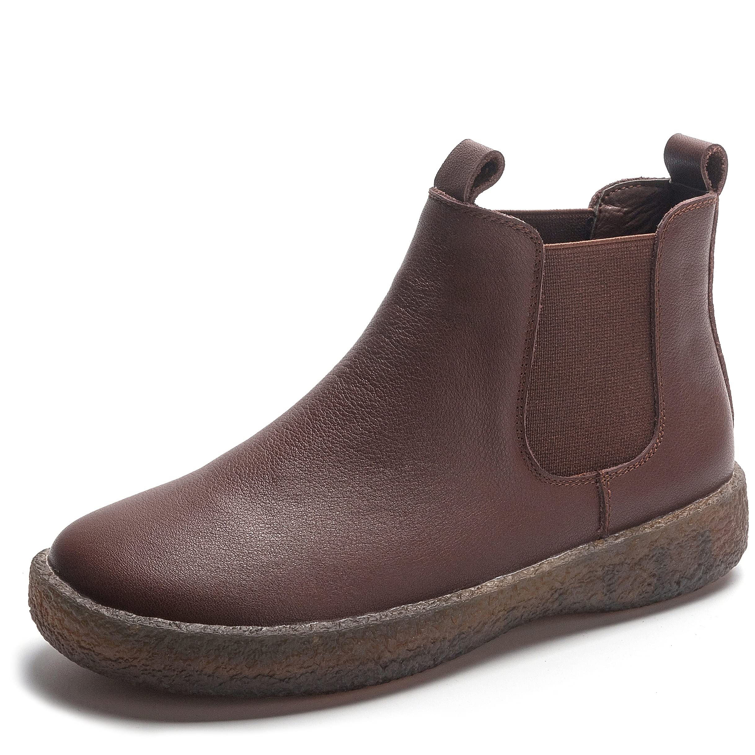 チェルシーブーツ レディース カジュアルブーツ サイドゴアブーツ アンクルブーツ アウトドアシューズ 本革 厚底 袴用 防水 着やすい サイドゴア 安全靴 Amazon | [LEDE] チェルシーブーツ レディース カジュアルブーツ