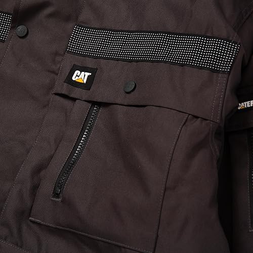 Miniatura 2 de Cat erpillar - Parka con aislamiento pesado para hombre, transpirable, resistente al agua, con capucha extraíble y cremallera