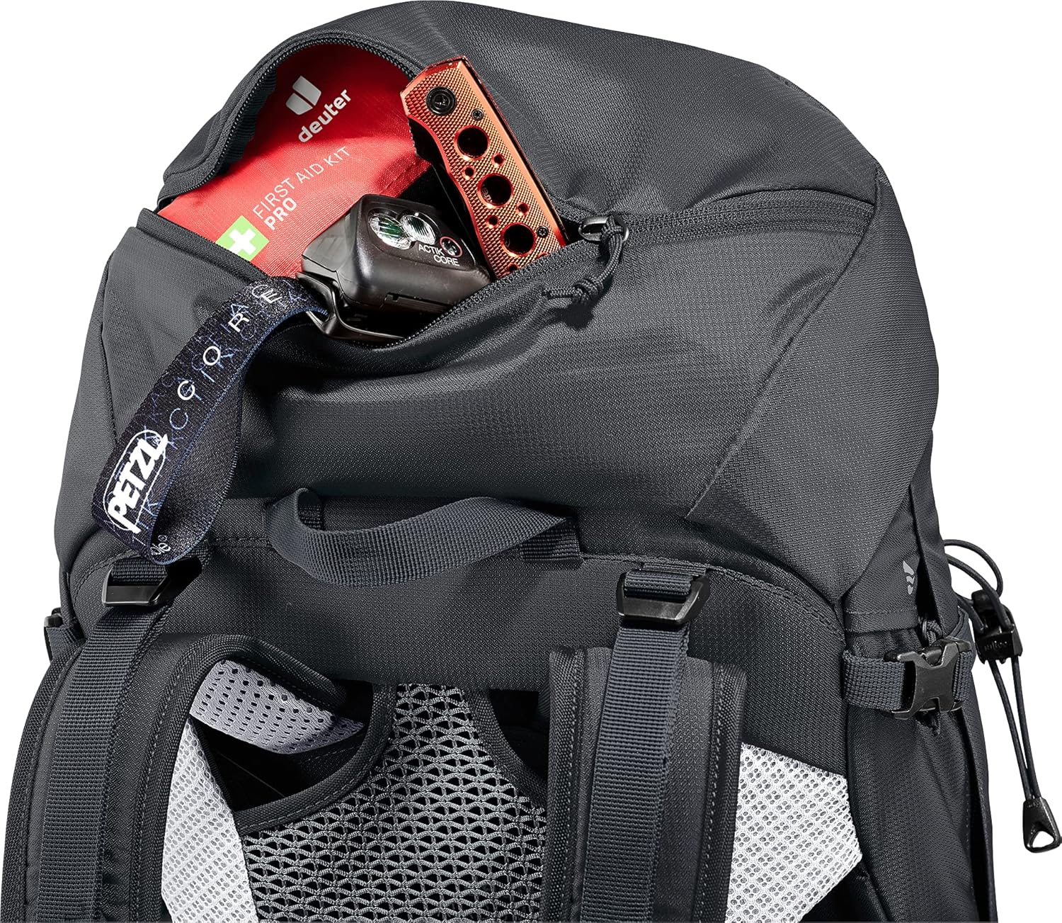 Deuter Women's Futura Pro 34 SL Hiking Backpack With Women's Fit - Black-Graphite